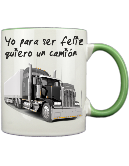 Taza blanca con interior y asa de color personalizada, fotoregalo, regalo personalizado, taza con foto