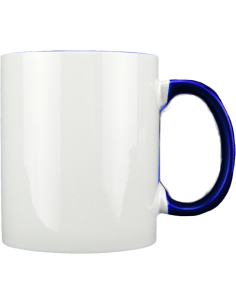 Taza blanca con interior y asa de color personalizada, fotoregalo, regalo personalizado, taza con foto