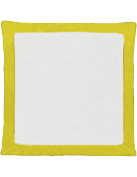 Cojín de peluche Amarillo