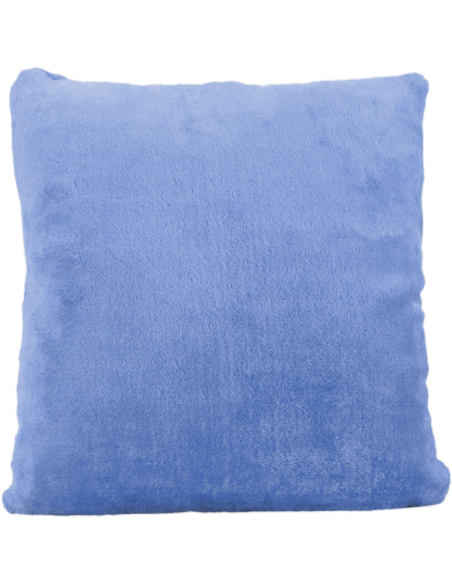 Cojín de peluche Azul Claro